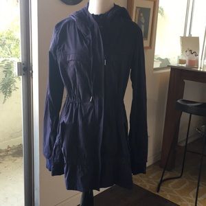 Lululemon Athletica Navy Blue Hooded Jacket